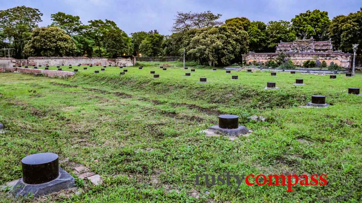Hue Citadel - The royal structures that once stood here and were destroyed in twentieth century wars will not be rebuilt.